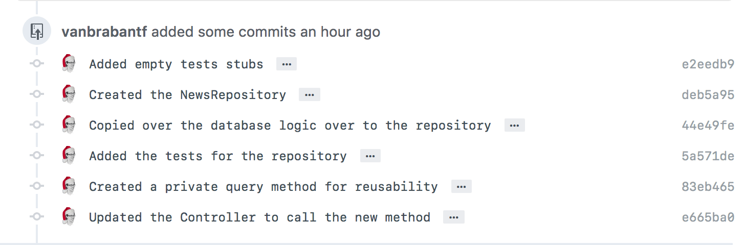 Atomic commits