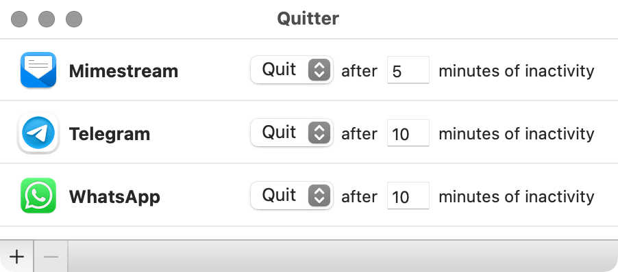 Quitter